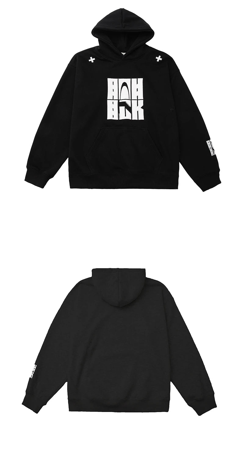 Plain Color Embroidery Hoodie , - Streetwear Hoodie - Slick Street