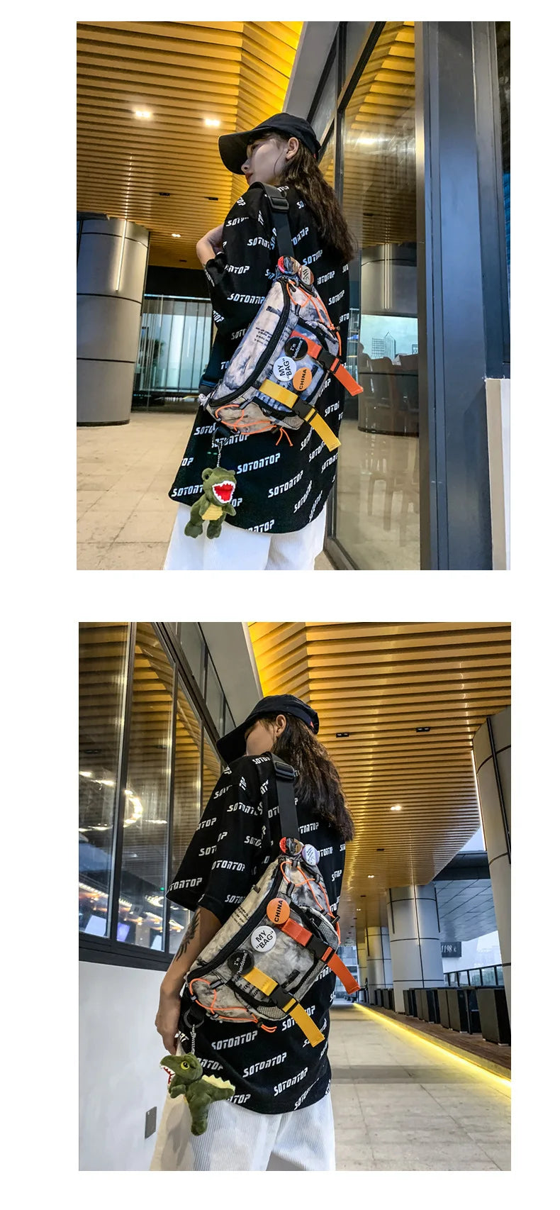 All Purpose Tie-Die Waist Bag , - Streetwear Bag - Slick Street