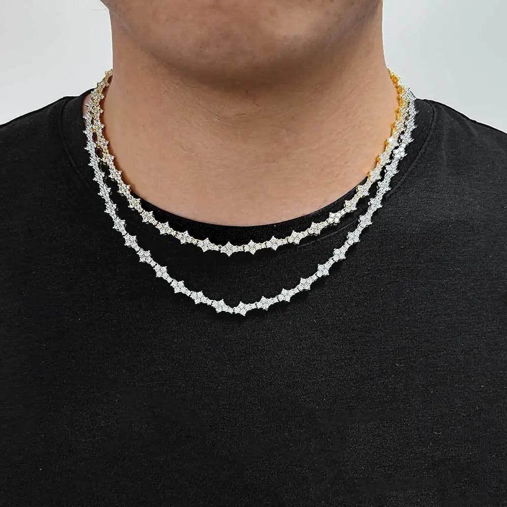 Iced Out 5A Cubic Zirconia Necklace ,  - Streetwear Necklace - Slick Street