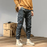 Tactical Elastic Waist And Ankle Pants Gray, XXS - Streetwear Pants - Slick Street