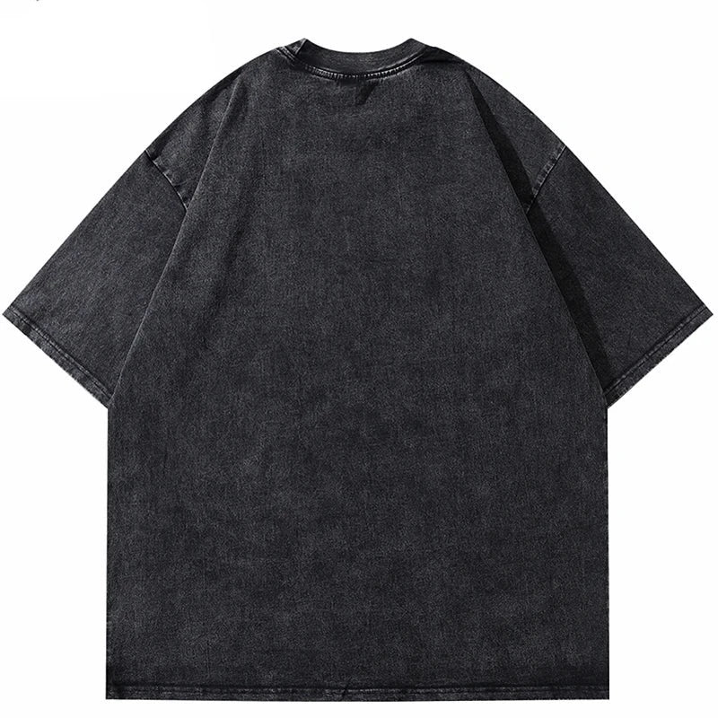The Faces We Fear Dusty Color O-Neck T-Shirt ,  - Streetwear T-Shirt - Slick Street