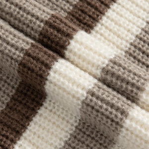 Stripe Embroidery Crochet Sweater ,  - Streetwear Sweater - Slick Street