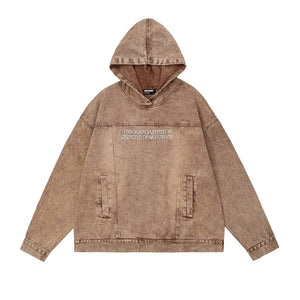 Vegorrs Garment Pullover Hoodie Coffee, XS - Streetwear Hoodie - Slick Street