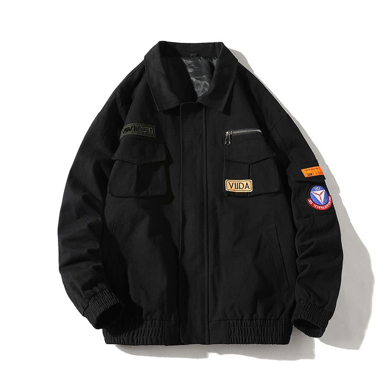 Double Welt Pocket Zipper Style Jacket ,  - Streetwear Jacket - Slick Street