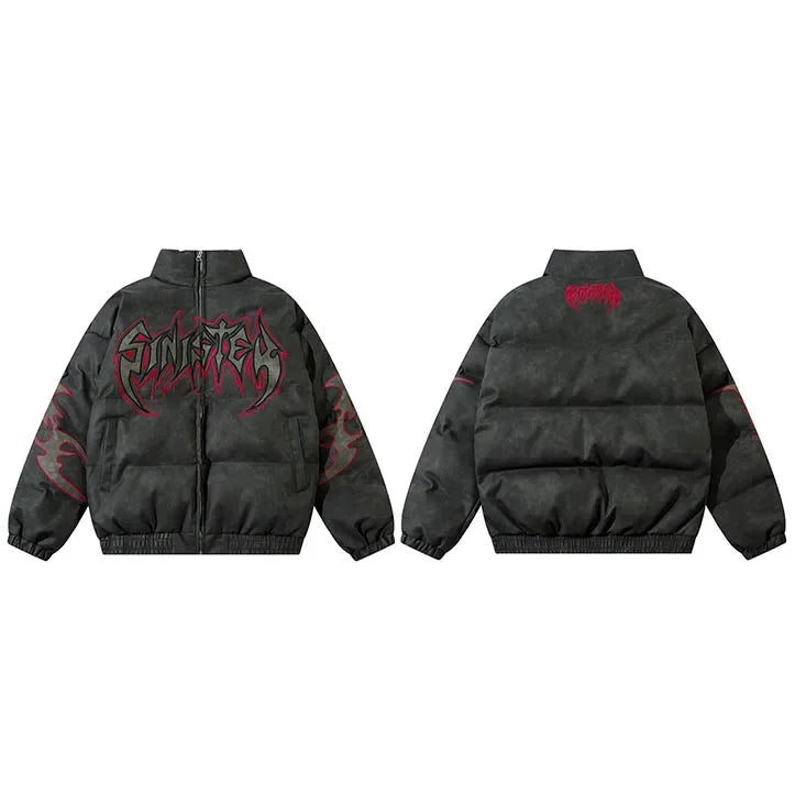 Slick 'Sinister' Puffer Jacket ,  - Streetwear Jacket - Slick Street