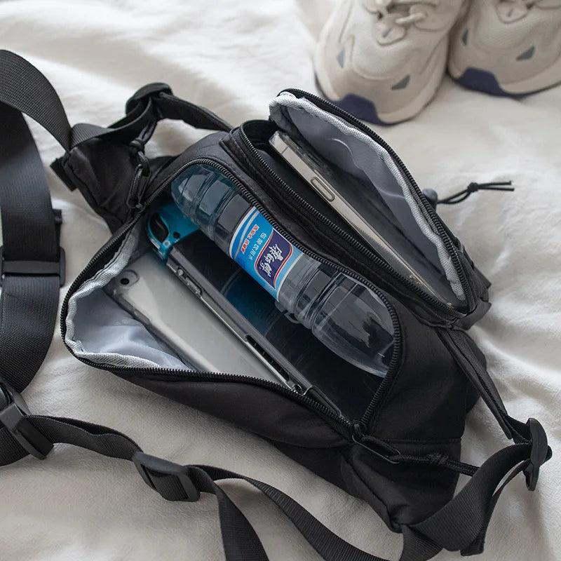 Power OFF Crossbody Bag , - Streetwear Bag - Slick Street