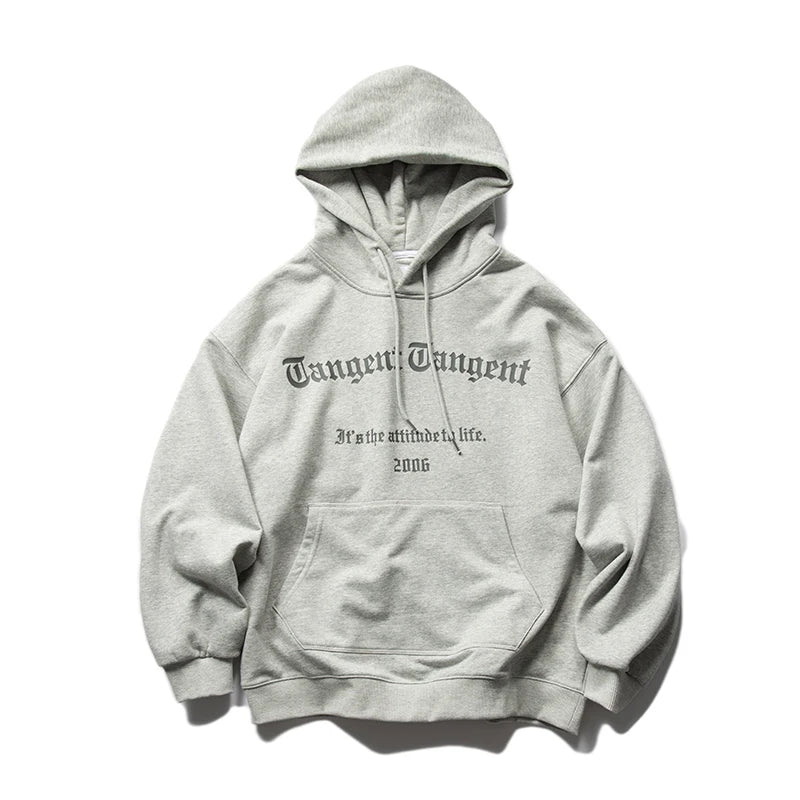 Attitude Life 2K Patten Pullover Hoodie Gray, XS - Streetwear Hoodie - Slick Street