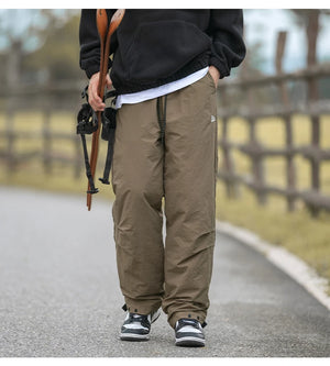 Hiking Style Straight Leg Pants , - Streetwear Pants - Slick Street