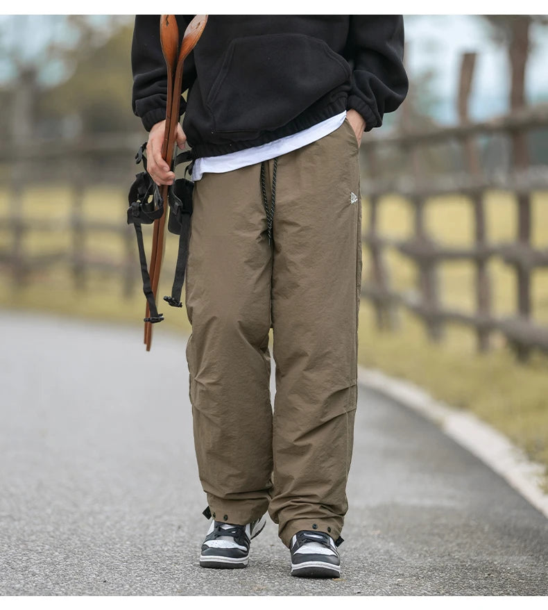 Hiking Style Straight Leg Pants , - Streetwear Pants - Slick Street