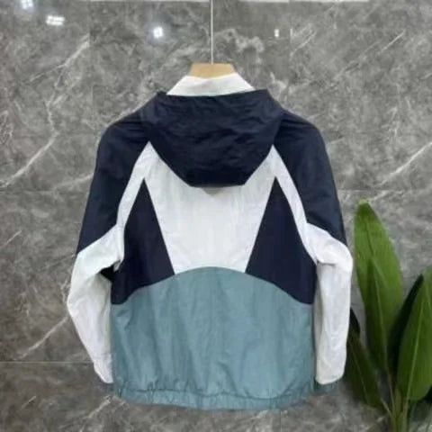 ZK26 Color Block Zipper Jacket , - Streetwear Jacket - Slick Street