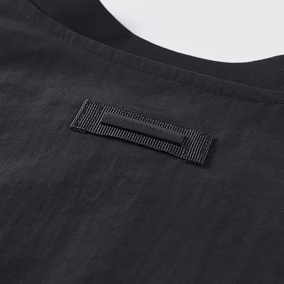 Tech Half Vest T-Shirt , - Streetwear T-Shirt - Slick Street