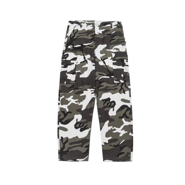 Snow X1 Camo Cargo Pants Camouflage, XS - Streetwear Cargo Pants - Slick Street