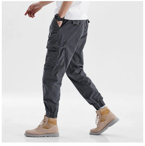 Drawstring Multi Pockets Cargo Pants ,  - Streetwear Pants - Slick Street