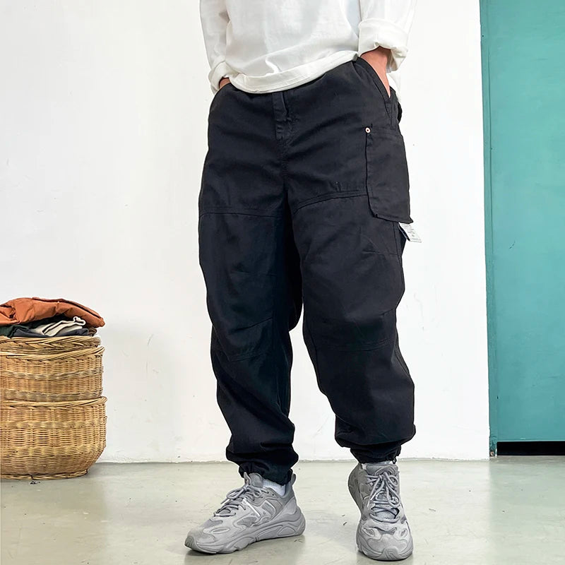 Workshop Panel Utility Pants Black, XS - Streetwear Cargo Pants - Slick Street