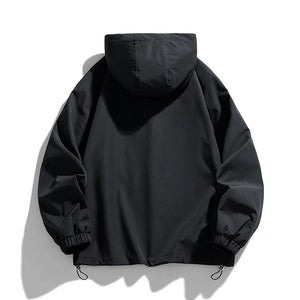 Windbreaker Half Zipper Hiking  Jacket ,  - Streetwear Jacket - Slick Street
