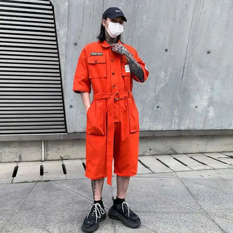 TongT Overalls Jumpsuit , - Streetwear Jumpsuit - Slick Street