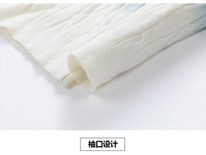 Gradient Knitwear Pullover Sweater , - Streetwear Sweater - Slick Street