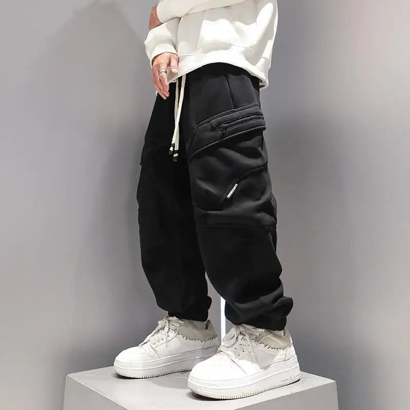 PHYS Cargo Joggers Black, XS - Streetwear Pants - Slick Street