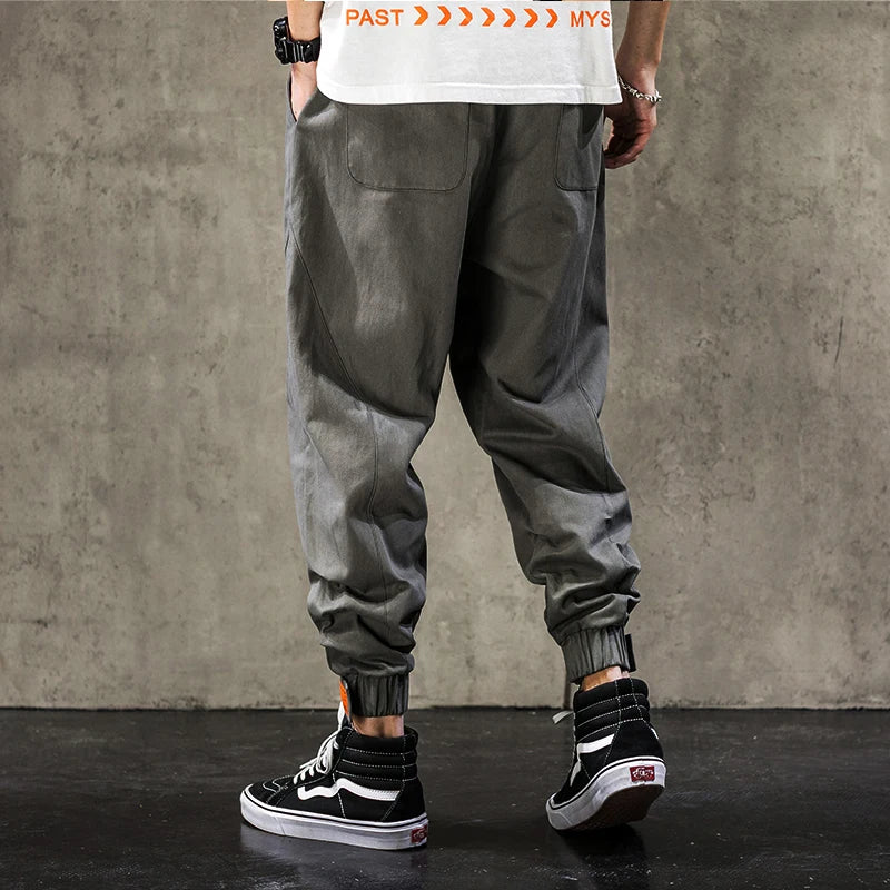 Y2K TAW2 Elastic Waist And Ankle Length Pants ,  - Streetwear Pants - Slick Street