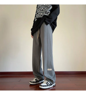 Straight Leg Corduroy Baggy Pant ,  - Streetwear Pants - Slick Street