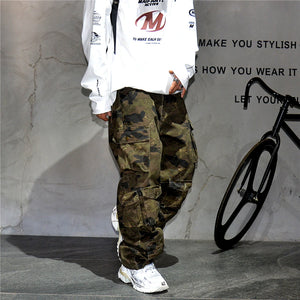 Jungle T24 Camo Cargo Pants , - Streetwear Pants - Slick Street
