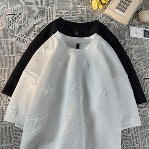 Youth Club Star Foaming Knitted T-Shirts , - Streetwear T-Shirts - Slick Street