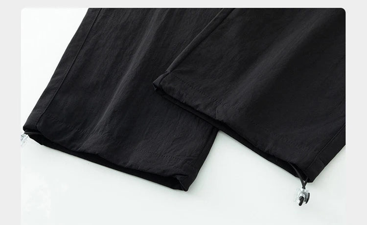 Plain Color Hiking Style Knee Pocket Pants ,  - Streetwear Pants - Slick Street