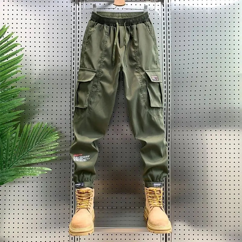Solid Military VA2 Cargo Pants Green, XS - Streetwear Pants - Slick Street