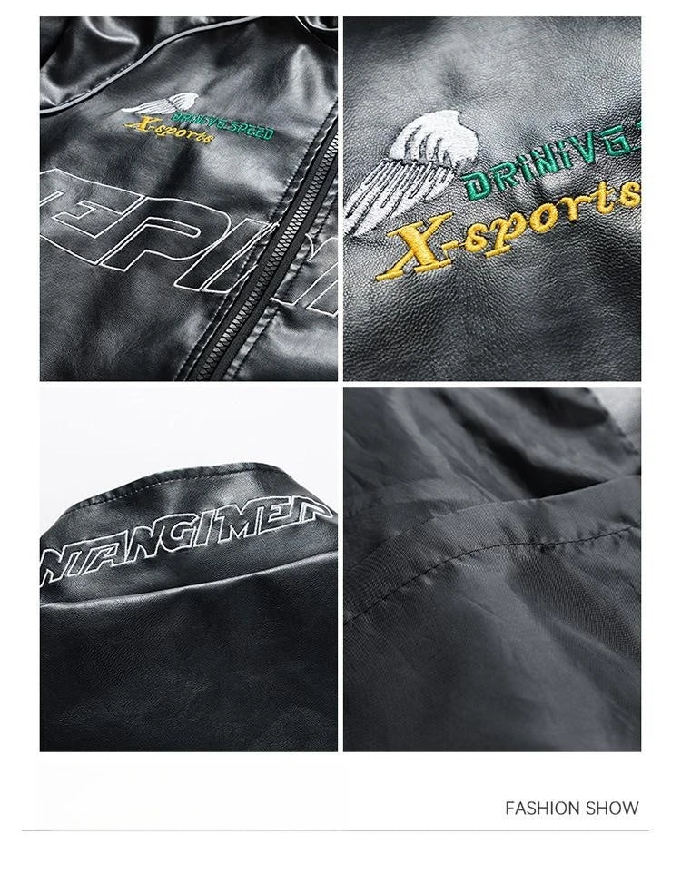 MEPI-TANG Leather Jacket , - Streetwear Jacket - Slick Street