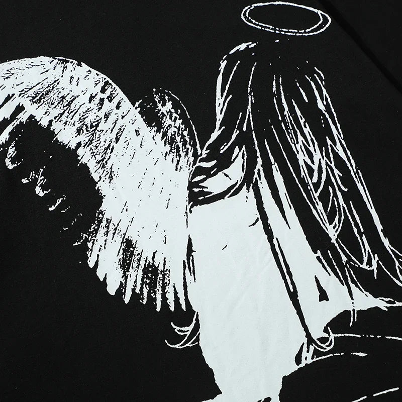 Slash Youth Angel Wings T-Shirt ,  - Streetwear T-Shirt - Slick Street