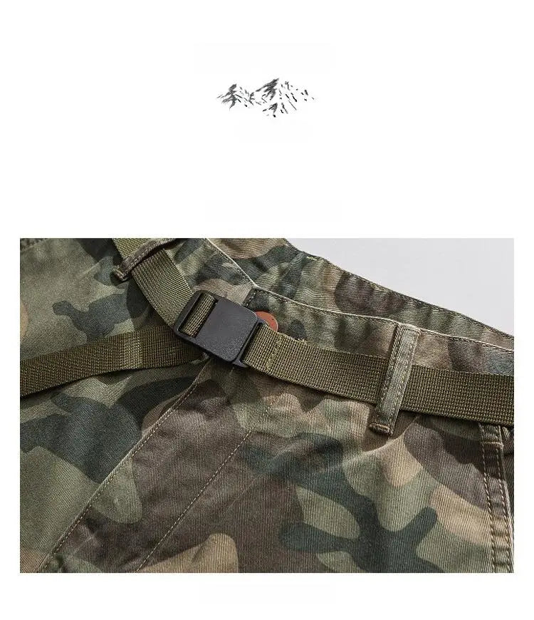 Camouflage Army Combat Style Shorts ,  - Streetwear Shorts - Slick Street