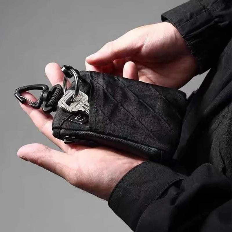 Black Color Zipper Belt Bag , - Streetwear Bag - Slick Street