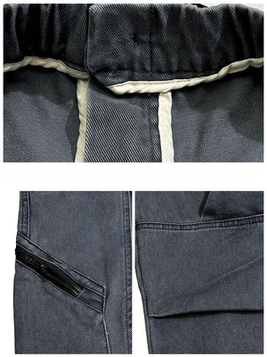 Multi-Pocket Cargo Baggy Pants , - Streetwear Pants - Slick Street