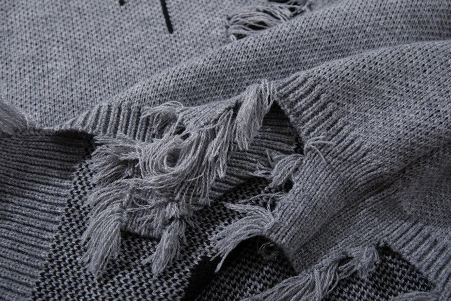 RA Distressed Sweatshirt , - Streetwear Sweatshirts - Slick Street