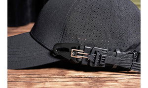 Plain Black Adjustable Cap , - Streetwear Cap - Slick Street