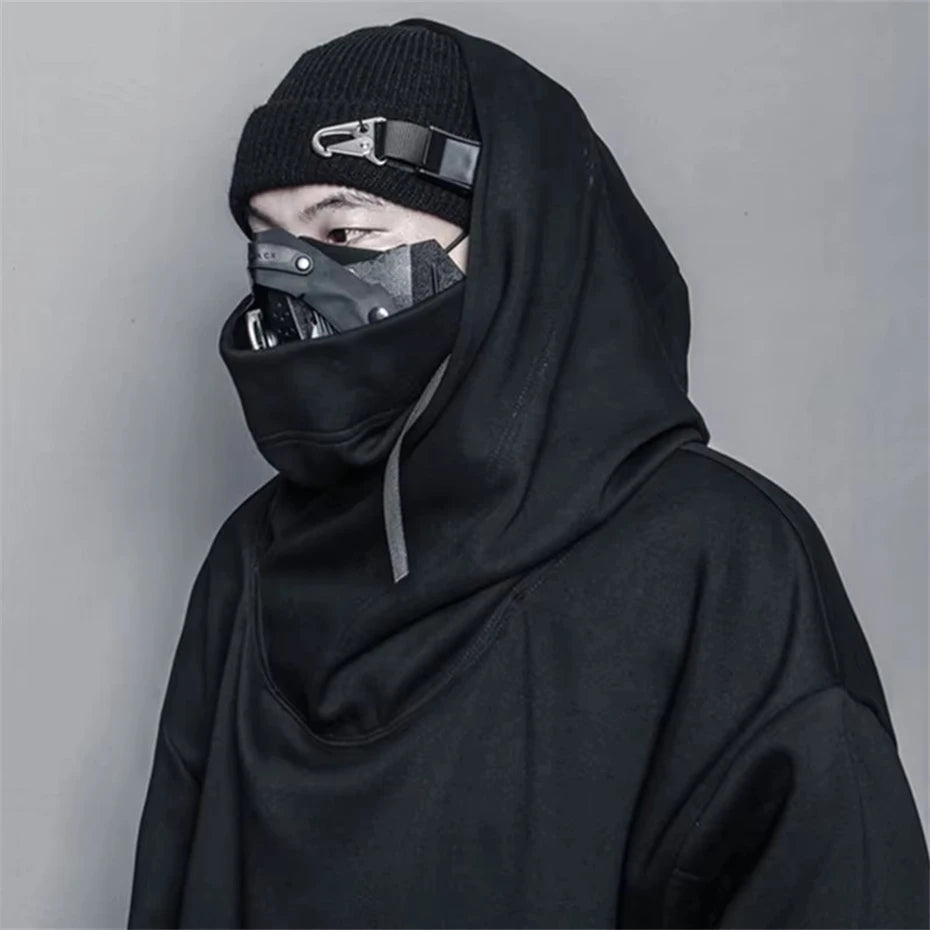 Nightshade Beanie Hat with Buckle , - Streetwear Hats - Slick Street