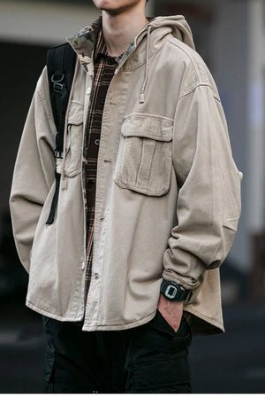 VX1 Hooded Jacket , - Streetwear Jackets - Slick Street