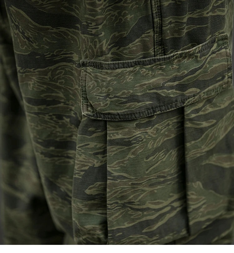Camouflage Art Craft Cargo Pants , - Streetwear Pants - Slick Street