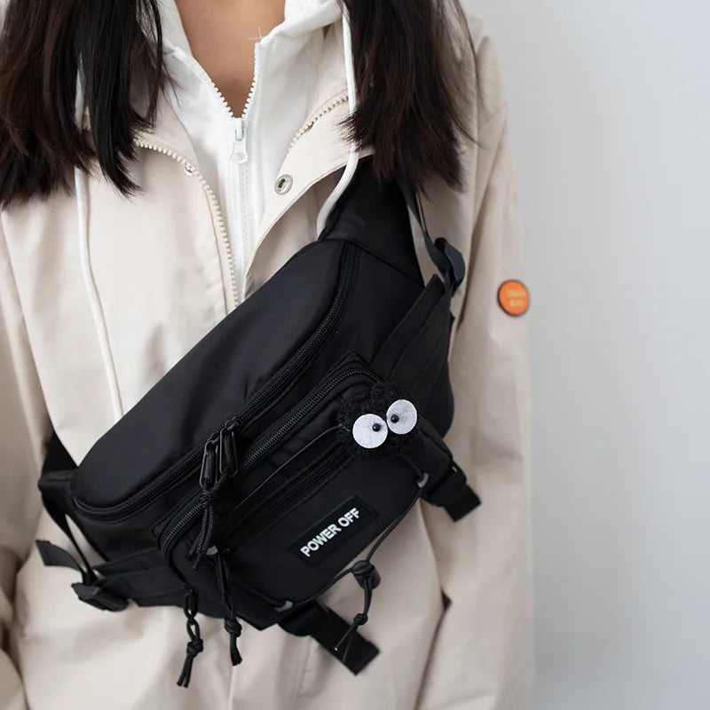 Power OFF Crossbody Bag , - Streetwear Bag - Slick Street