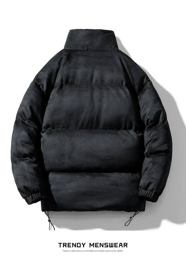 Solid Color Puff Sleeves Bubble Jacket ,  - Streetwear Jacket - Slick Street