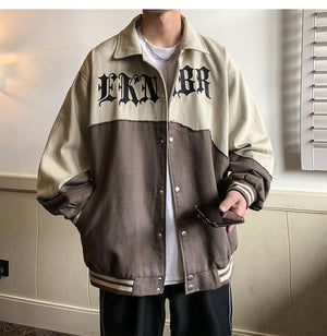 Dual Tone Split Button Up T-Shirt , - Streetwear T-Shirts - Slick Street