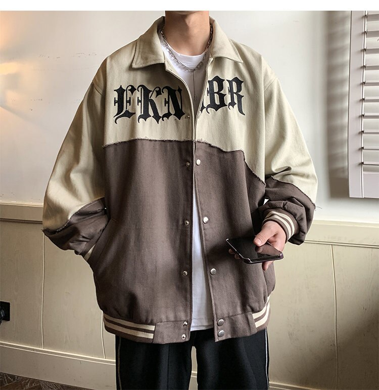 Dual Tone Split Button Up T-Shirt , - Streetwear T-Shirts - Slick Street