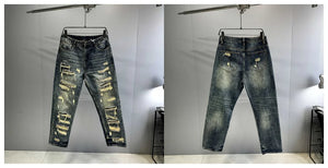 Indigo 26 Blue Distressed Jeans ,  - Streetwear Jeans - Slick Street