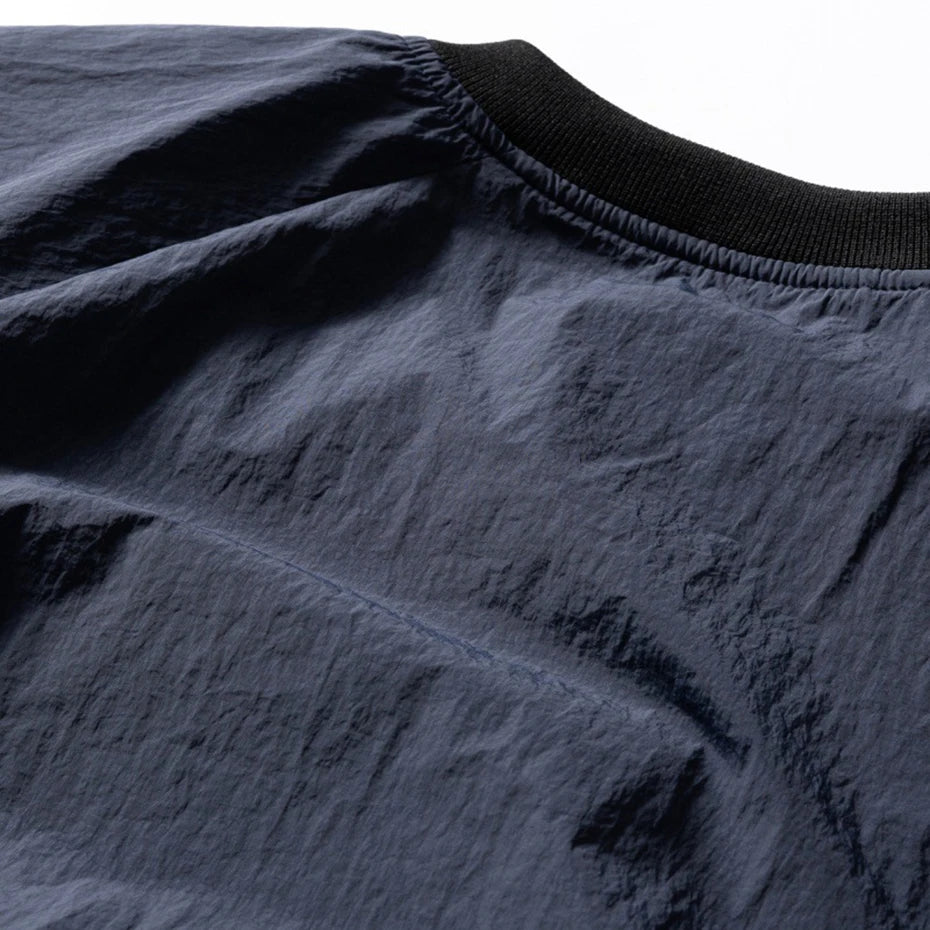 AIMATARGET Color Block Long Sleeve Over Jacket , - Streetwear Jacket - Slick Street