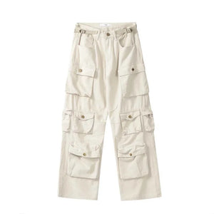 MA99 Cargo Pants White, S - Streetwear Cargo Pants - Slick Street