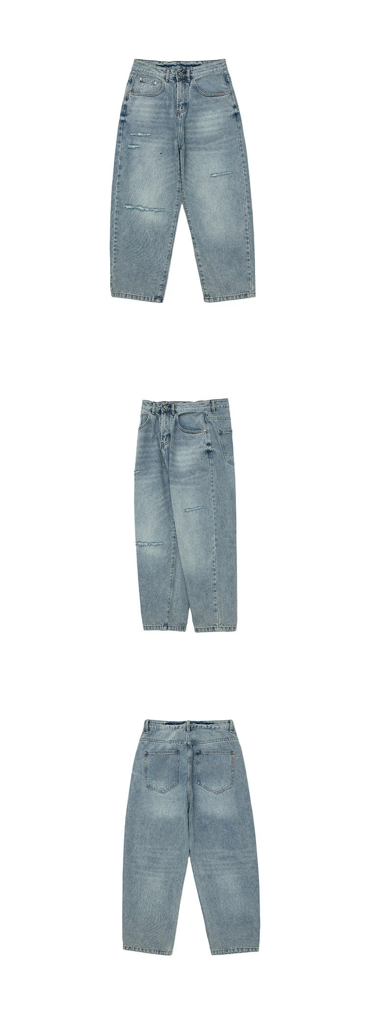 Denim Ripped Coin Pocket Jeans , - Streetwear Jeans - Slick Street