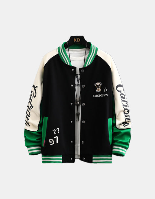 CUSIOUVS 97 Varsity Jacket ,  - Streetwear Hoodie - Slick Street