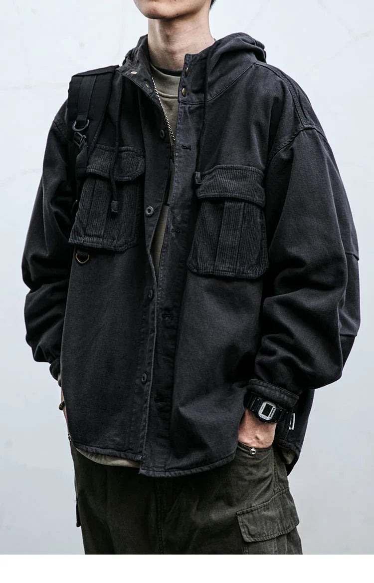 VX1 Hooded Jacket , - Streetwear Jackets - Slick Street