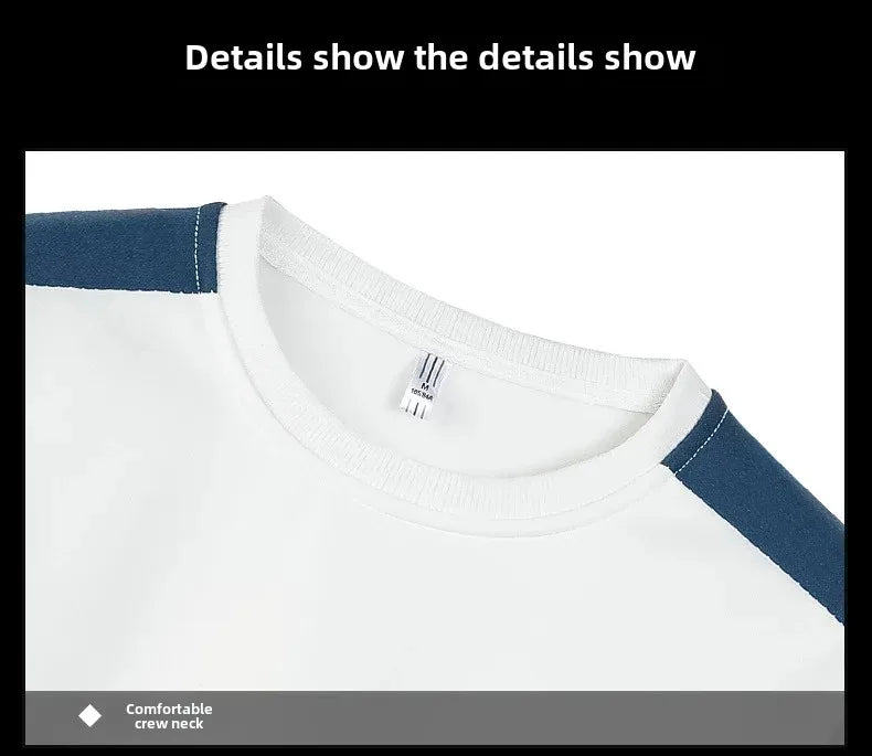 Color Block Reglan Long Sleeve Sweatshirt , - Streetwear Sweatshirts - Slick Street