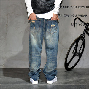 Indigo 26 Blue Distressed Jeans ,  - Streetwear Jeans - Slick Street